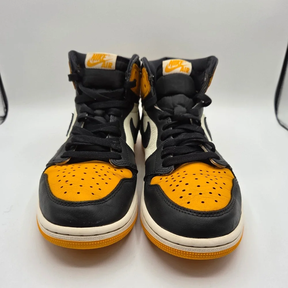 Nike Air Jordan 1 Retro High OG Taxi Yellow Toe 555088-711 Mens Size 8